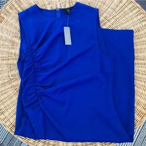 NWT J. Crew cobalt blue dress—slight flaw